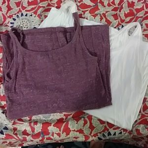Ann Taylor tank and Ruff Hewn tank